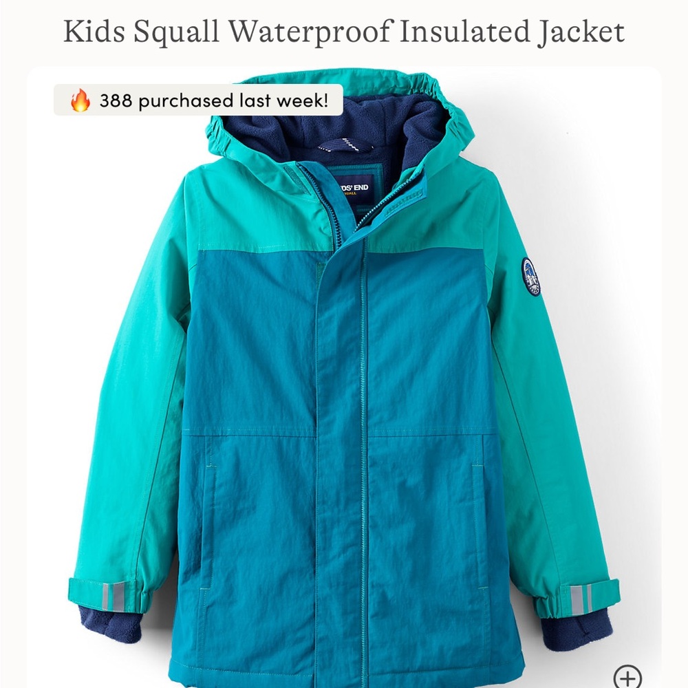 Lands End girls coat